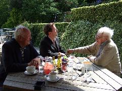 Sir Henry Cooper, CEO Paul Simmonds, Paul-Emile discuss Young Brave and Beautiful about Violette Szabo's two missions in 1944 by her daughter Tania Szabo.